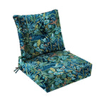 Outdoor Seat Cushion Set  24"W x 24"D x 4"T Waterproof & Fade Resistant Patio Furniture Cushions with Removable Zipper Cover, High-Resilience Foam for Chair Sofa Couch