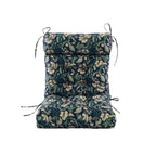 ARTPLAN Patio Chair Cushions Combined Seat and Back,Tufted Outdoor Swivel Chair Cushion with Tie,40"x20"x4"，Floral