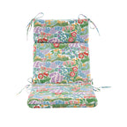 ARTPLAN Outdoor Chair Cushion,Seat & High Back Adirondack Rocking Wicker Chair Lawn Foam Cushion for Patio Furniture,45.5"x21"x3"