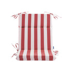 ARTPLAN Outdoor Chair Cushion,Seat & High Back Adirondack Rocking Wicker Chair Lawn Foam Cushion for Patio Furniture,45.5"x21"x3"