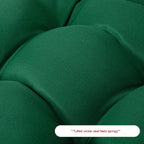 ARTPLAN All Weather Chair Outdoor Cushions Settee Loveseat Bench Cushions Set of 5 Wicker Tufted Pillow for Patio Outdoor Furniture