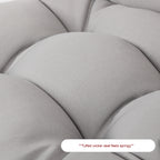 ARTPLAN All Weather Chair Outdoor Cushions Settee Loveseat Bench Cushions Set of 5 Wicker Tufted Pillow for Patio Outdoor Furniture