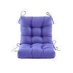 ARTPLAN Outdoor Chair Cushions,40"x20"x4",Low BackTufted Thick Outdoor Wicker Lawn Seat Cushion with Ties for Patio Furniture