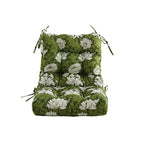 ARTPLAN Patio Chair Cushions Combined Seat and Back,Tufted Outdoor Swivel Chair Cushion with Tie,40"x20"x4",Floral