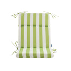 ARTPLAN Outdoor Chair Cushion,Seat & High Back Adirondack Rocking Wicker Chair Lawn Foam Cushion for Patio Furniture,45.5"x21"x3"