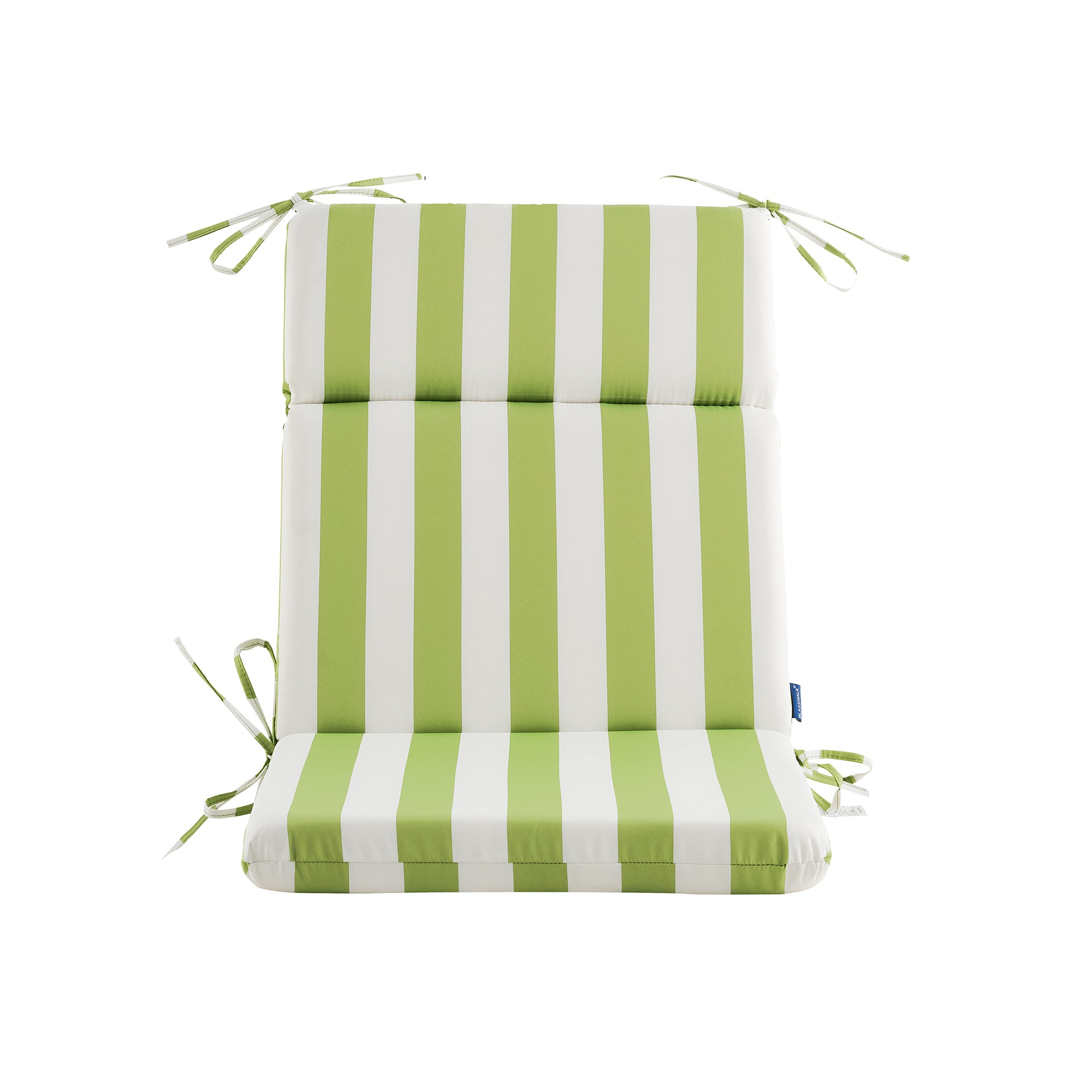 ARTPLAN Outdoor Chair Cushion,Seat & High Back Adirondack Rocking Wicker Chair Lawn Foam Cushion for Patio Furniture,45.5"x21"x3"