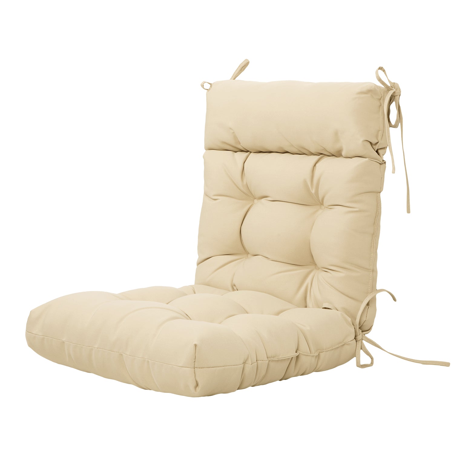 ARTPLAN Adirondack Outdoor Chair Cushion, All Weather Patio Cushion, Wicker Tufted Pillow for Patio Furniture