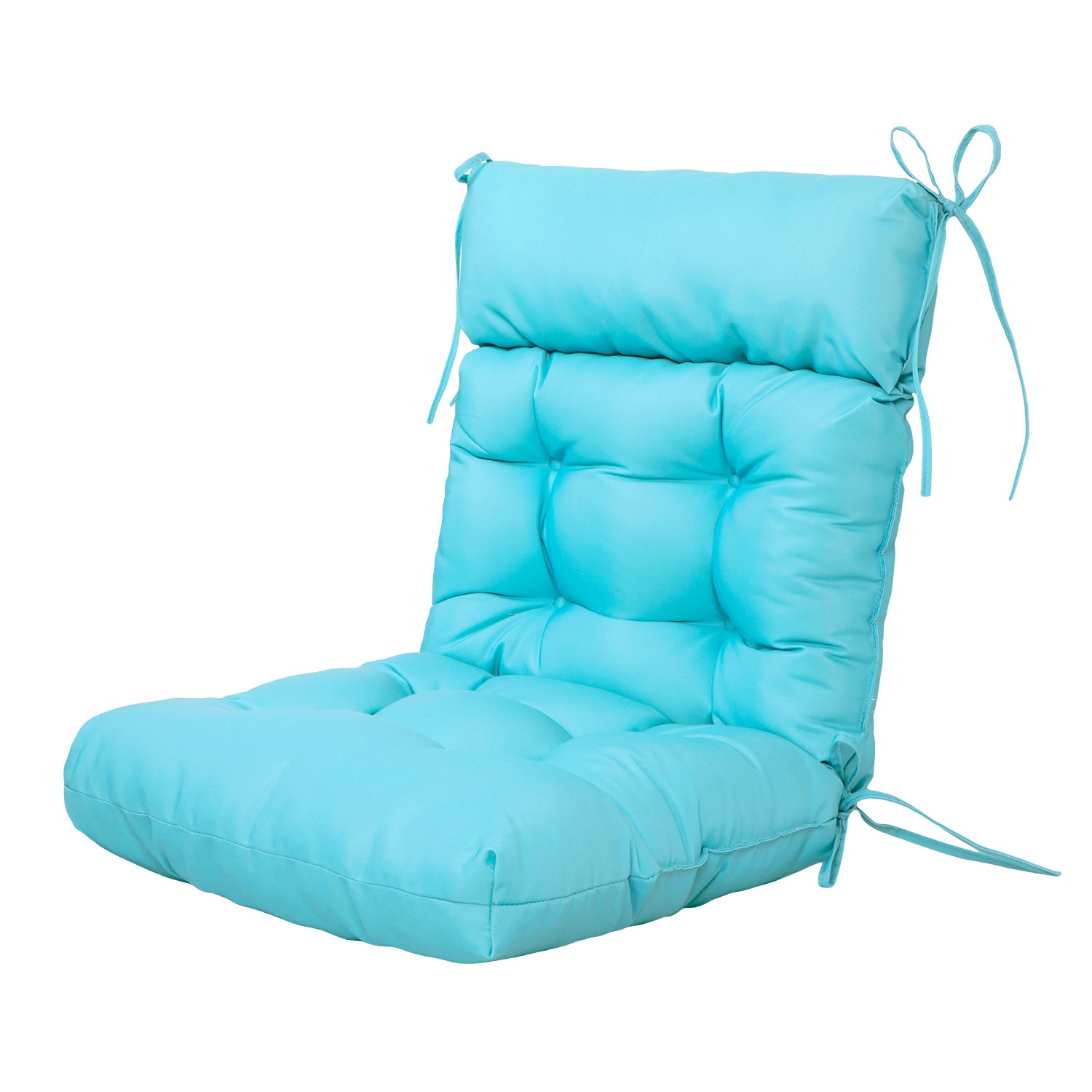 ARTPLAN Adirondack Outdoor Chair Cushion, All Weather Patio Cushion, Wicker Tufted Pillow for Patio Furniture