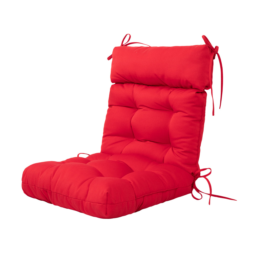ARTPLAN Adirondack Outdoor Chair Cushion, All Weather Patio Cushion, Wicker Tufted Pillow for Patio Furniture
