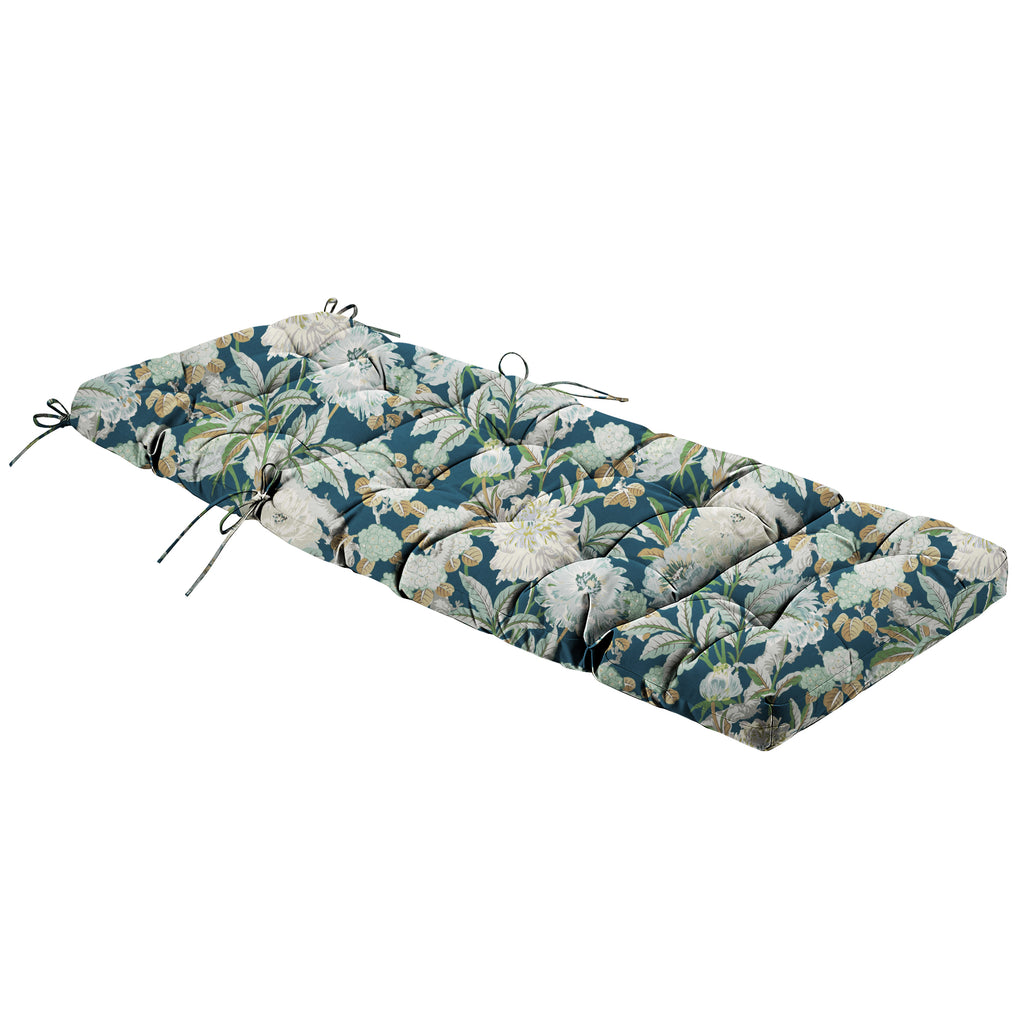 Outdoor Chaise Lounge Chair Cushion 72 x 22 x 4 Inches 100% Waterproof Polyester Patio Pool Lounge Chair Cushion for Outdoor Furniture with Ties