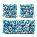 3 Pieces Outdoor Chair Cushions Set–Waterproof Tufted Cushions with Ties for Patio coversation, Loveseat & Bench, 44"x19"x5" UV-Resistant & Fade-Proof with Premium Polyester Filled