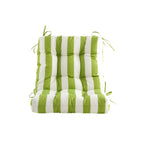 ARTPLAN Outdoor Chair Cushions,40"x20"x4",Low BackTufted Thick Outdoor Wicker Lawn Seat Cushion with Ties for Patio Furniture,Floral
