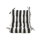 ARTPLAN Outdoor Chair Cushions,40"x20"x4",Low BackTufted Thick Outdoor Wicker Lawn Seat Cushion with Ties for Patio Furniture,Floral