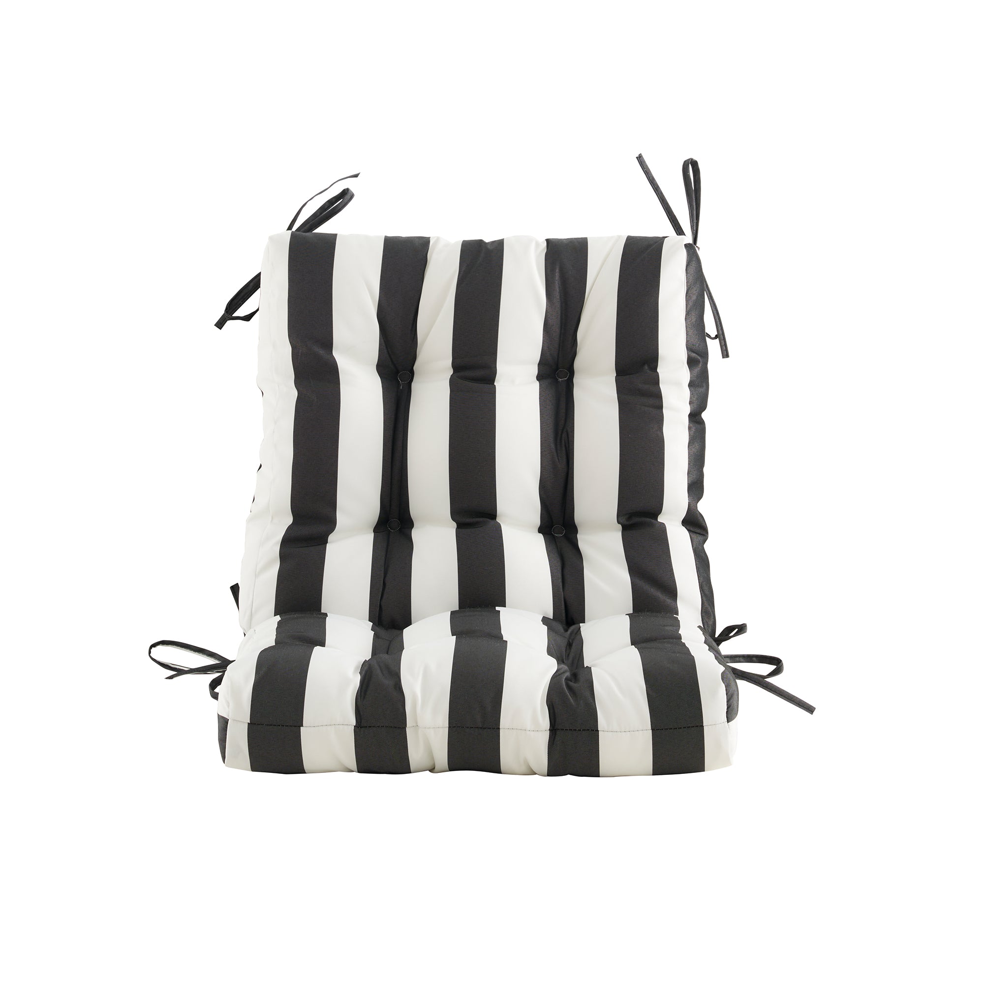 ARTPLAN Outdoor Chair Cushions,40"x20"x4",Low BackTufted Thick Outdoor Wicker Lawn Seat Cushion with Ties for Patio Furniture,Floral