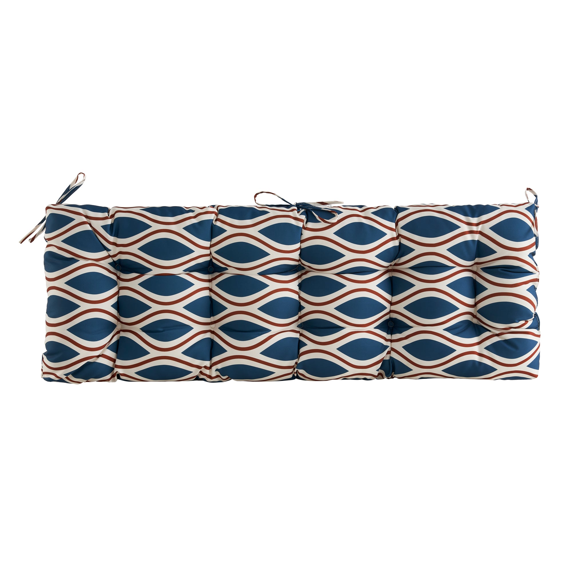 ARTPLAN Outdoor 48 Inch Bench Cushion Tufted for Outdoor Furniture, 48"x18"x4" Wicker Patio Loveseat Cushion All Weather