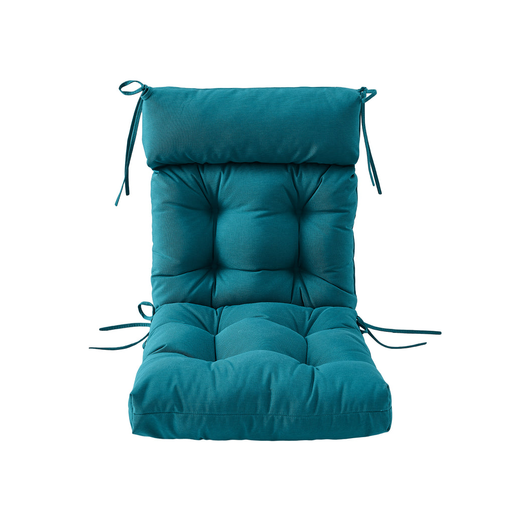 ARTPLAN Adirondack Outdoor Chair Cushion, All Weather Patio Cushion, Wicker Tufted Pillow for Patio Furniture