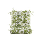 ARTPLAN Outdoor Chair Cushions,40"x20"x4",Low BackTufted Thick Outdoor Wicker Lawn Seat Cushion with Ties for Patio Furniture,Floral