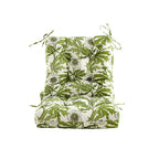 ARTPLAN Patio Chair Cushions Combined Seat and Back,Tufted Outdoor Swivel Chair Cushion with Tie,40"x20"x4",Floral