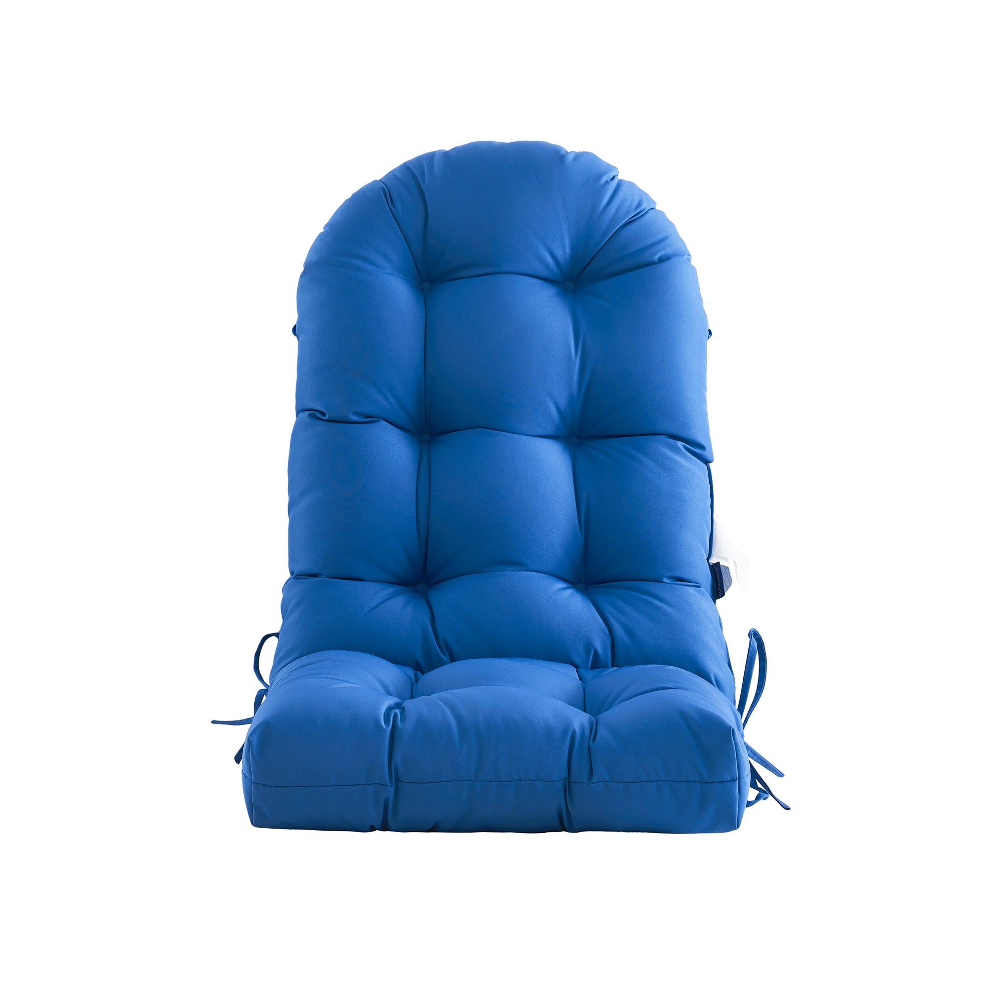 ARTPLAN Outdoor Adirondack Chair Cushion for Patio Furniture,Tufted Thick Seat & Round High Back Rocking Oudoor Colorful Cushion, 48"x21"x4" inches,Fade-Resistant