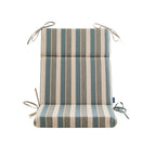 ARTPLAN Outdoor Chair Cushion,Seat & High Back Adirondack Rocking Wicker Chair Lawn Foam Cushion for Patio Furniture,45.5"x21"x3"