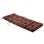 Outdoor Chaise Lounge Chair Cushion 72 x 22 x 4 Inches 100% Waterproof Polyester Patio Pool Lounge Chair Cushion for Outdoor Furniture with Ties