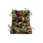 ARTPLAN Patio Chair Cushions Combined Seat and Back,Tufted Outdoor Swivel Chair Cushion with Tie,40"x20"x4",Floral