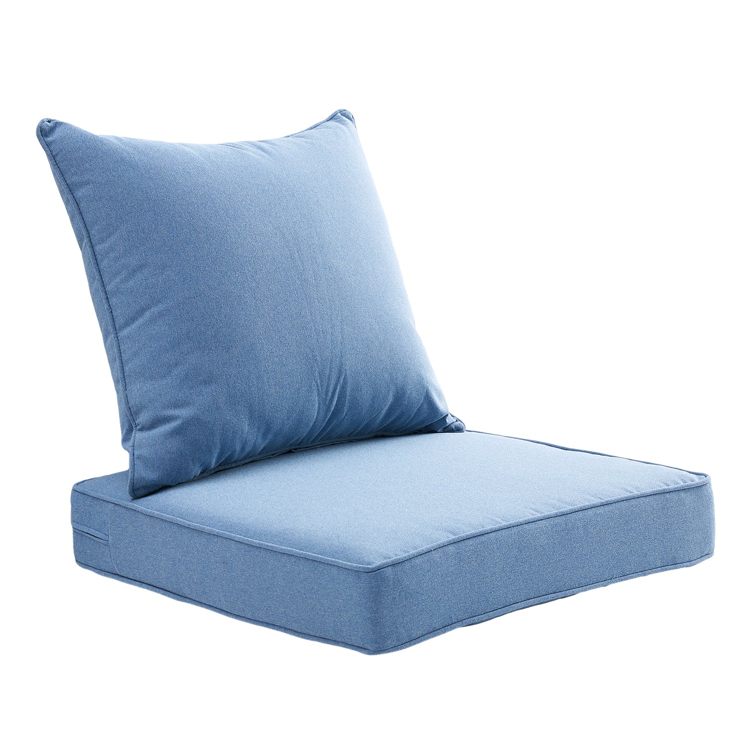 ARTPLAN 2-Piece Deep Seat Cushion Set with Backrest - Multiple Colors | All-Weather Outdoor Sofa Cushions for Sectionals & Patio Conversation Sets
