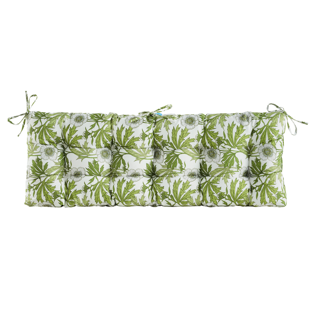 ARTPLAN Outdoor 48 Inch Bench Cushion Tufted for Outdoor Furniture, 48"x18"x4" Wicker Patio Loveseat Cushion All Weather