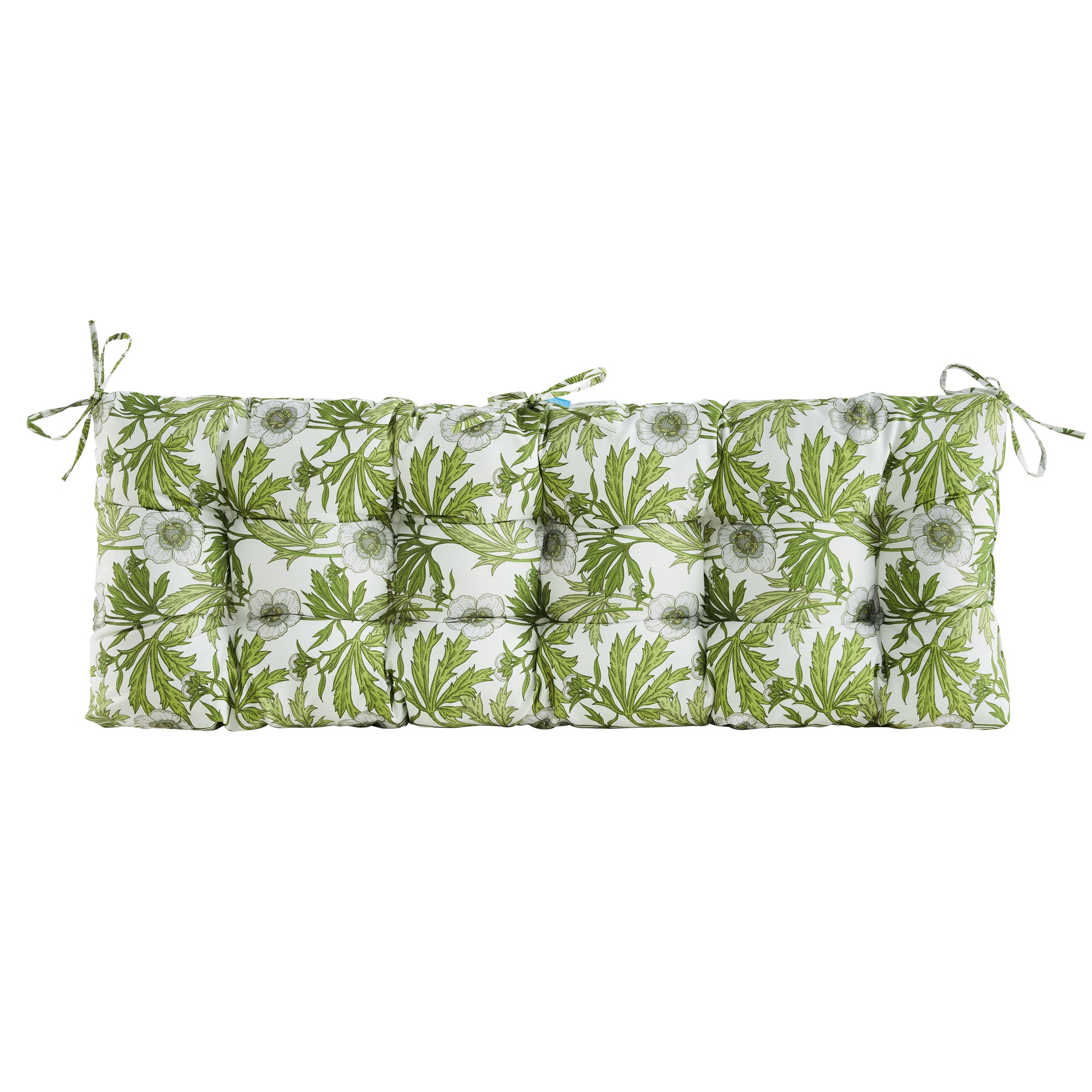 ARTPLAN Outdoor 48 Inch Bench Cushion Tufted for Outdoor Furniture, 48"x18"x4" Wicker Patio Loveseat Cushion All Weather