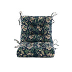ARTPLAN Outdoor Chair Cushions,40"x20"x4",Low BackTufted Thick Outdoor Wicker Lawn Seat Cushion with Ties for Patio Furniture,Floral