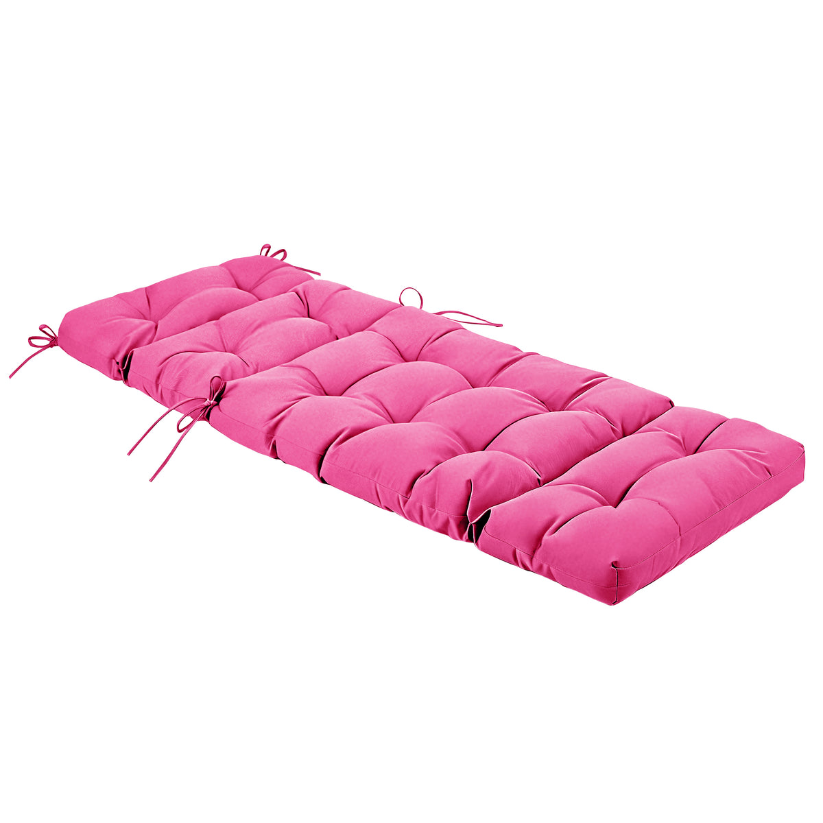 Outdoor Chaise Lounge Chair Cushion 72 x 22 x 4 Inches 100% Waterproof Polyester Patio Pool Lounge Chair Cushion for Outdoor Furniture with Ties