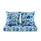 ARTPLAN Patio Bench Cushions Set of 5, Outdoor Sofa Cushions | All-Weather Fabric | Lumbar Support Pillows | Waterproof & Fade-Resistant for Sectionals