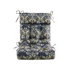 ARTPLAN Patio Chair Cushions Combined Seat and Back,Tufted Outdoor Swivel Chair Cushion with Tie,40"x20"x4"，Floral