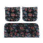ARTPLAN Outdoor Chair Cushions,3 Piece Loveseat Outdoor Cushions Set,Tufted/Wicker Patio Cushion for Patio Furniture All Weather,44"x19"x5"