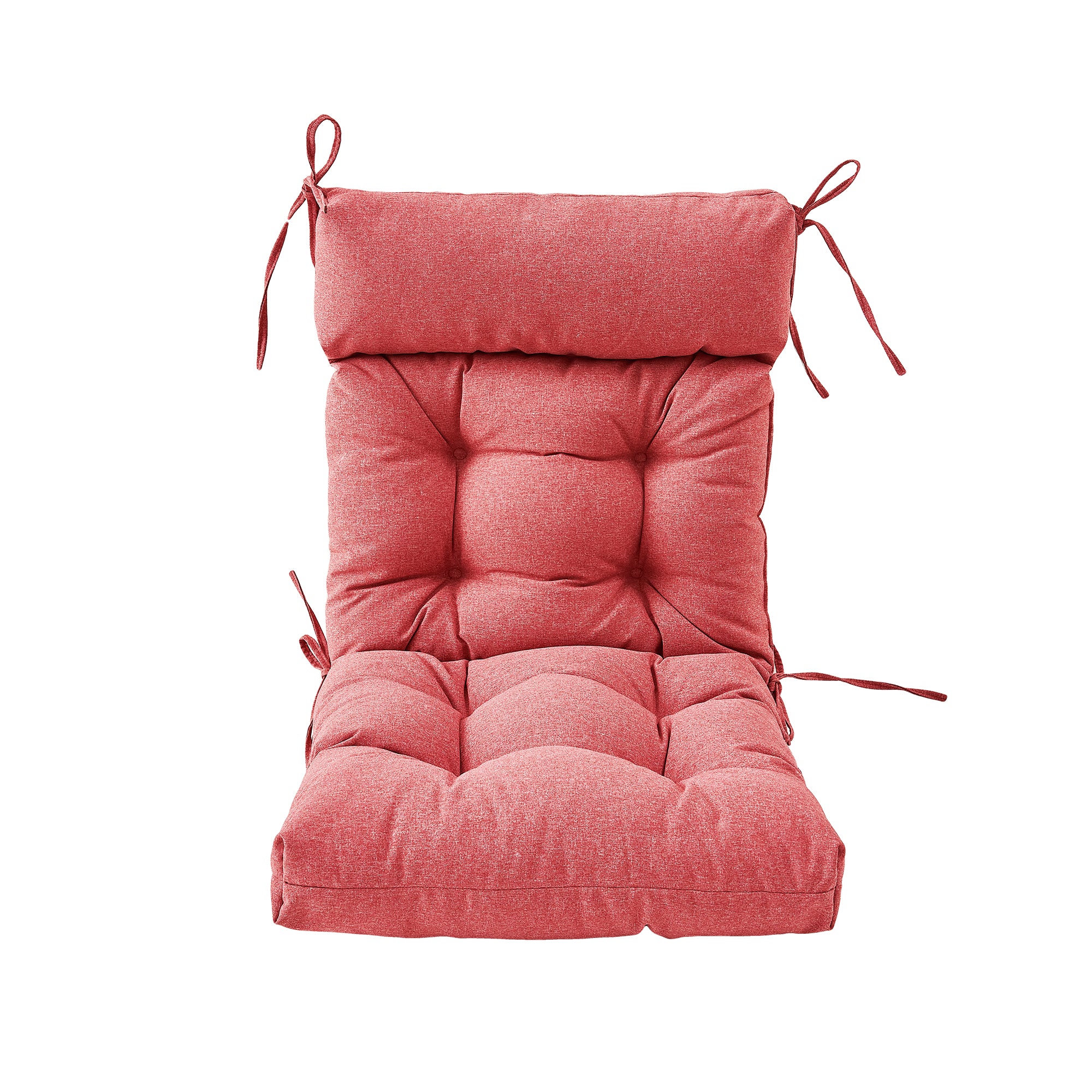 ARTPLAN Adirondack Outdoor Chair Cushion, All Weather Patio Cushion, Wicker Tufted Pillow for Patio Furniture