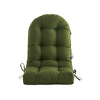 ARTPLAN Outdoor Adirondack Chair Cushion for Patio Furniture,Tufted Thick Seat & Round High Back Rocking Oudoor Colorful Cushion, 48"x21"x4" inches,Fade-Resistant