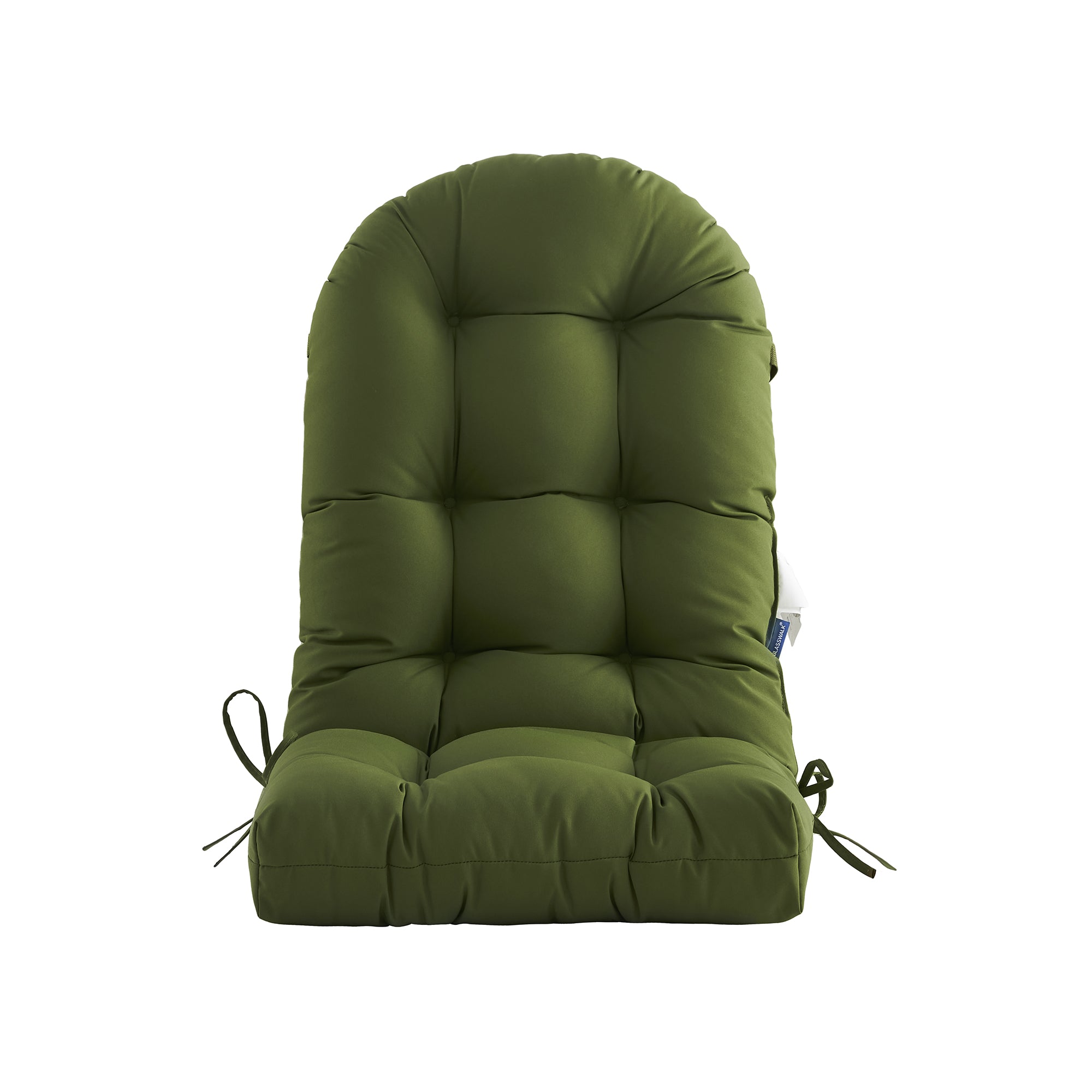 ARTPLAN Outdoor Adirondack Chair Cushion for Patio Furniture,Tufted Thick Seat & Round High Back Rocking Oudoor Colorful Cushion, 48"x21"x4" inches,Fade-Resistant