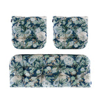 ARTPLAN Outdoor Chair Cushions,3 Piece Loveseat Outdoor Cushions Set,Tufted/Wicker Patio Cushion for Patio Furniture All Weather,44"x19"x5"