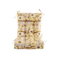ARTPLAN Patio Chair Cushions Combined Seat and Back,Tufted Outdoor Swivel Chair Cushion with Tie,40"x20"x4"，Floral