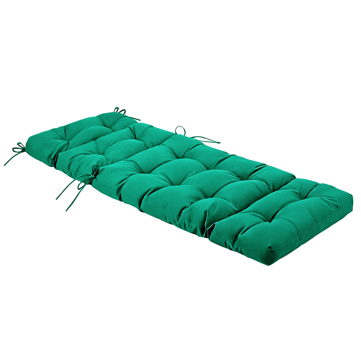 Outdoor Chaise Lounge Chair Cushion 72 x 22 x 4 Inches 100% Waterproof Polyester Patio Pool Lounge Chair Cushion for Outdoor Furniture with Ties