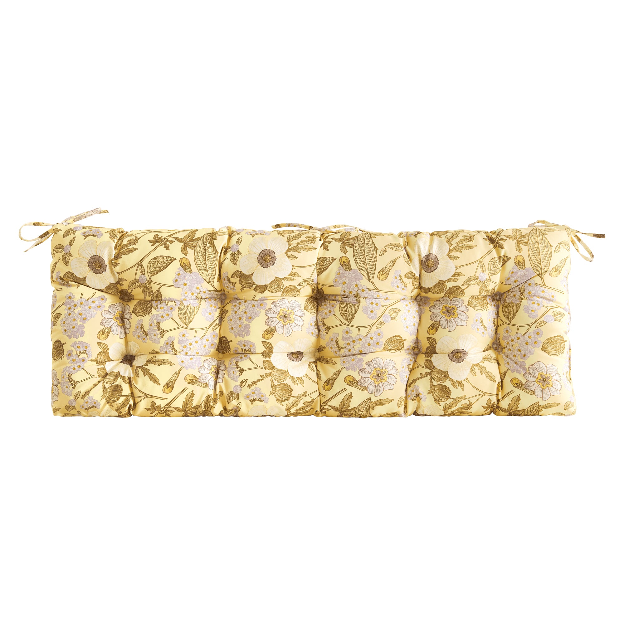 ARTPLAN Outdoor 48 Inch Bench Cushion Tufted for Outdoor Furniture, 48"x18"x4" Wicker Patio Loveseat Cushion All Weather