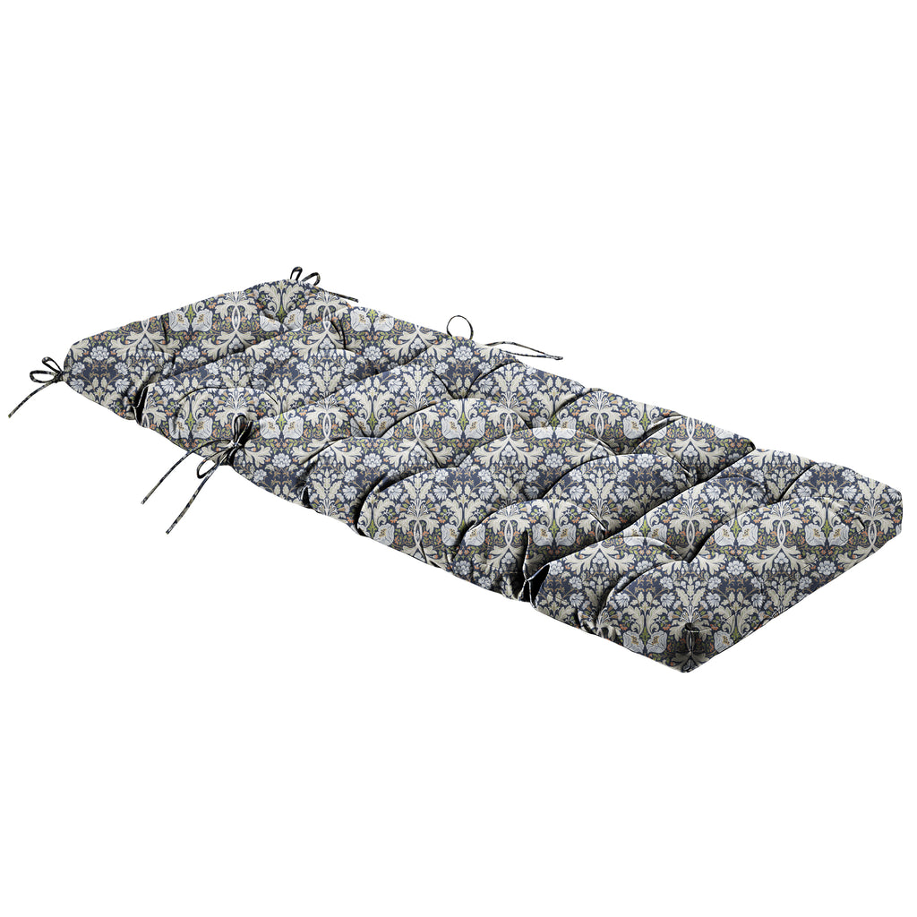 Outdoor Chaise Lounge Chair Cushion 72 x 22 x 4 Inches 100% Waterproof Polyester Patio Pool Lounge Chair Cushion for Outdoor Furniture with Ties