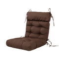 ARTPLAN Adirondack Outdoor Chair Cushion, All Weather Patio Cushion, Wicker Tufted Pillow for Patio Furniture