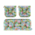 ARTPLAN Outdoor Chair Cushions,3 Piece Loveseat Outdoor Cushions Set,Tufted/Wicker Patio Cushion for Patio Furniture All Weather,44"x19"x5"
