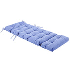 Outdoor Chaise Lounge Chair Cushion 72 x 22 x 4 Inches 100% Waterproof Polyester Patio Pool Lounge Chair Cushion for Outdoor Furniture with Ties