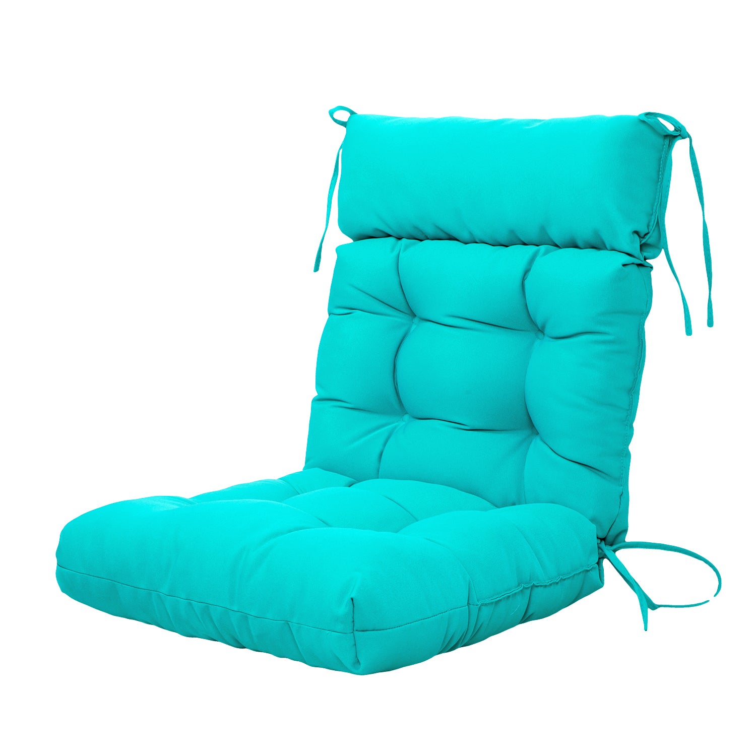 ARTPLAN Adirondack Outdoor Chair Cushion, All Weather Patio Cushion, Wicker Tufted Pillow for Patio Furniture