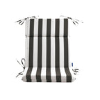 ARTPLAN Outdoor Chair Cushion,Seat & High Back Adirondack Rocking Wicker Chair Lawn Foam Cushion for Patio Furniture,45.5"x21"x3"