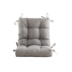 ARTPLAN Outdoor Chair Cushions,40"x20"x4",Low BackTufted Thick Outdoor Wicker Lawn Seat Cushion with Ties for Patio Furniture