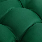 ARTPLANT Outdoor Dinning Seat Pads Cushions with Tie 19"x19"x4",Square Wicker Outdoor Tufted Chair Cushion,Set of 2