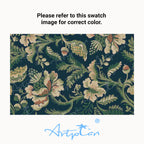 ARTPLAN Patio Chair Cushions Combined Seat and Back,Tufted Outdoor Swivel Chair Cushion with Tie,40"x20"x4",Floral